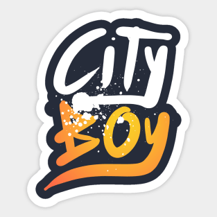 City Boy ! City Boy ! Sticker